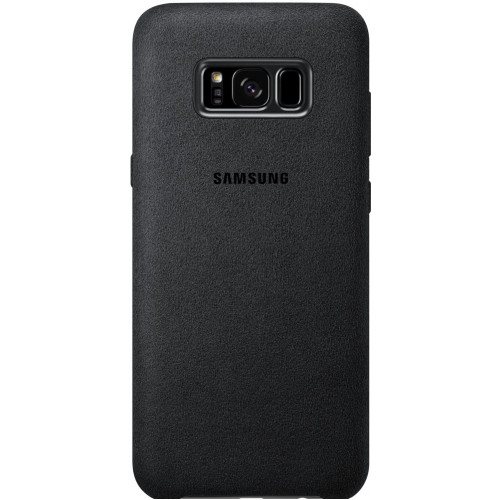 Samsung Alcantara Cover Dark Grey pro G955 Galaxy S8+ (EU Blister)